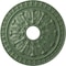 Ekena Millwork Warsaw Ceiling Medallion (Fits Canopies up to 3 1/2"), 18"OD x 3 1/2"ID x 1 3/8"P, Athenian Green CM18WAAGF - alternate 1